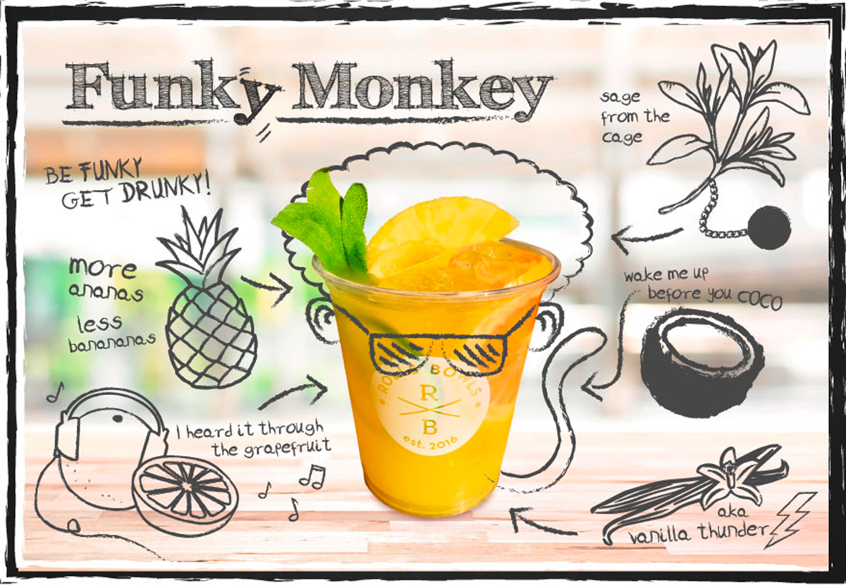 Illustration Funky Monkey