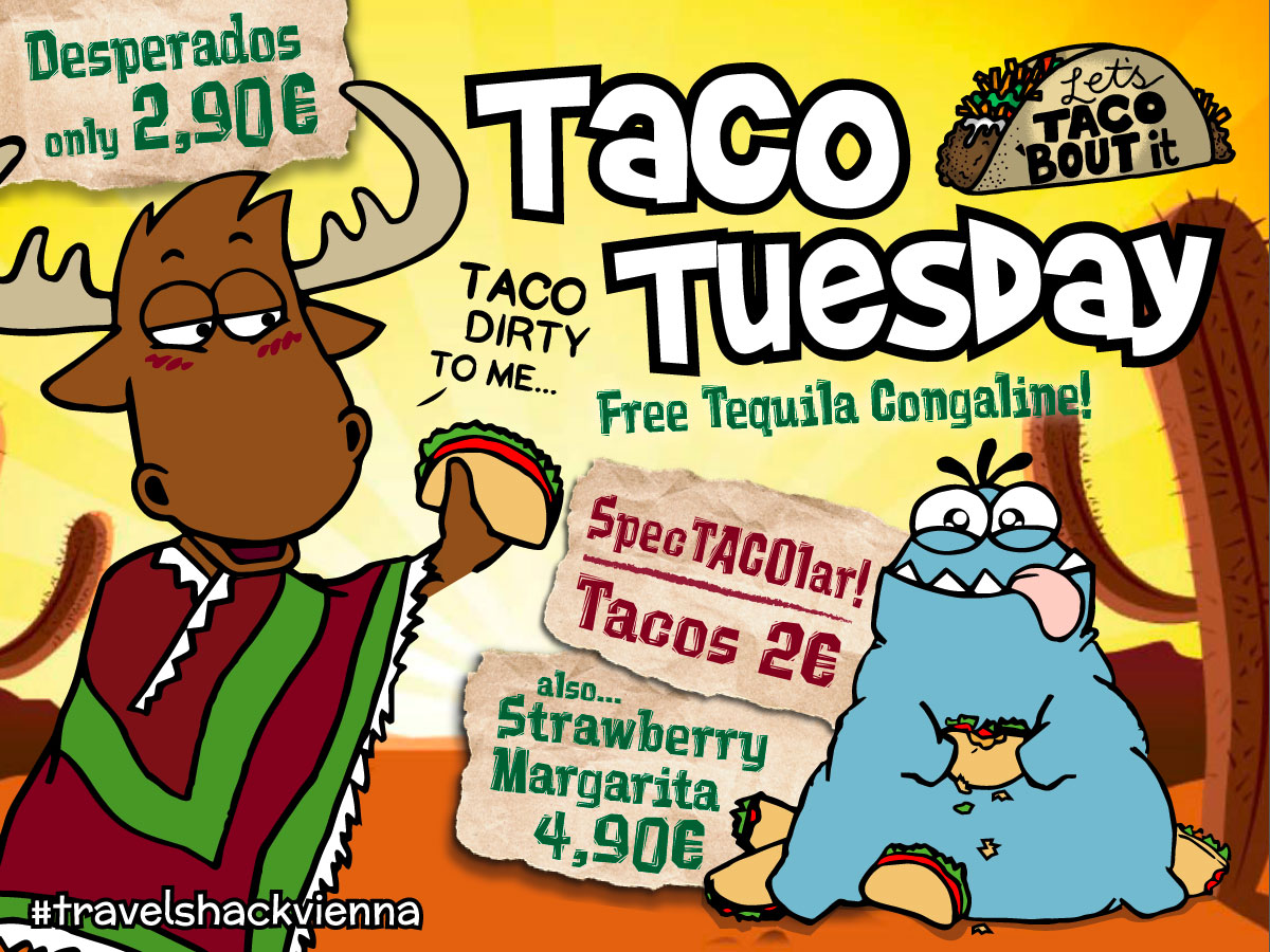 Travel Shack Taco Tuesday Design